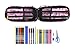 safta Blackfit8 Magical Plumier mochila 4 estuches llenos, 33 piezas, escolar, Rosa...