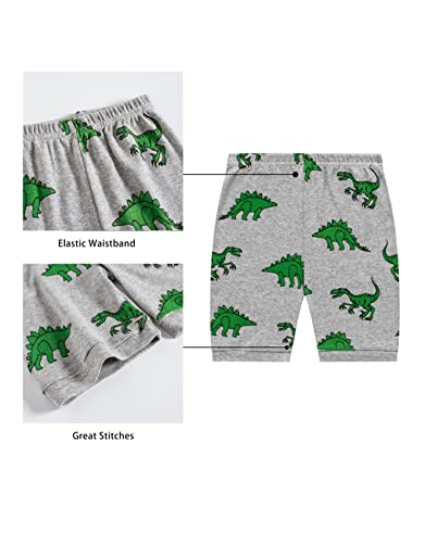 Image of KikizYe Boys Short Sleeve Pajamas Kids Summer Pjs Children Pajamas