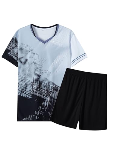 Loodgao Boys Soccer & Basketball Kit Gray 7-8 Years