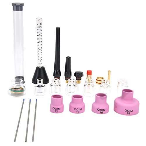 Mavaol - Kit de buse de soudage d'arc arc haute température pour le soudage électronique WP 17/18/26