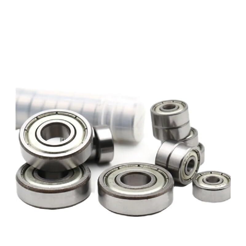 Rodamiento, 10 Uds rodamiento rígido de bolas 8 * 22 * 7 8x22x7 MM 608 ZZ doble blindado miniatura acero alto carbono una sola fila 608ZZ ABEC-7