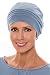 Couture Cap-Caps for Women with Chemo Cancer Hair Loss Luxury Bamboo - Denim