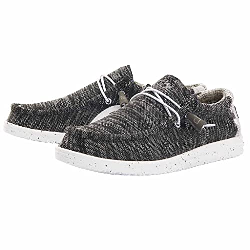 HEYDUDE Men's Wally Sox | Men’s Shoes | Men's Lace Up Loafers | Comfortable & Light-Weight