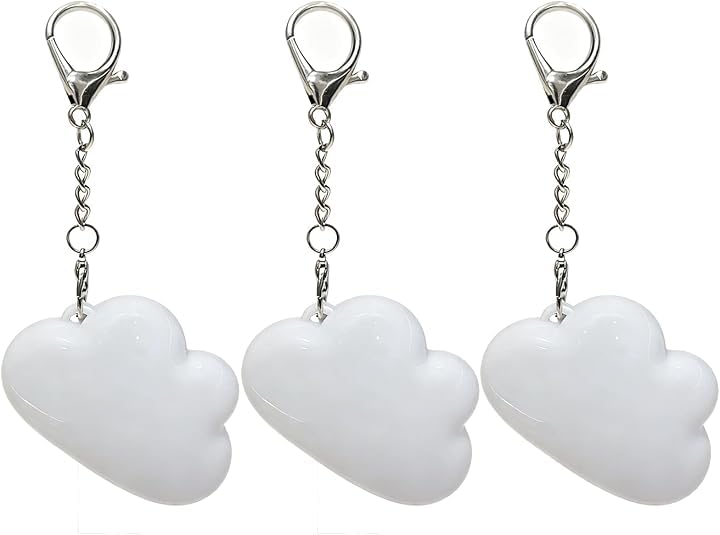 Love Wallet Tote Bag Touch Sensing Light, Purse Lights are Suitable for Keychains and Bag Interior Lighting,Heart Shape Handbag Lights for Women (Clouds)