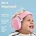 Alpine Muffy Baby Comfort - Protects Hearing for Babies and Toddlers - CE & ANSI Certified - Unique Headband for Safe fit & Comfort - Multi-adjustable for Ages 3-48 Months - 24dB Sound Reduction, Pink
