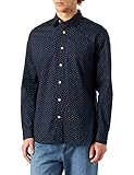 SELECTED HOMME Herren SLHSLIMMARCEL Shirt LS AOP W NOOS Hemd, Navy Blazer/AOP:AOP, L