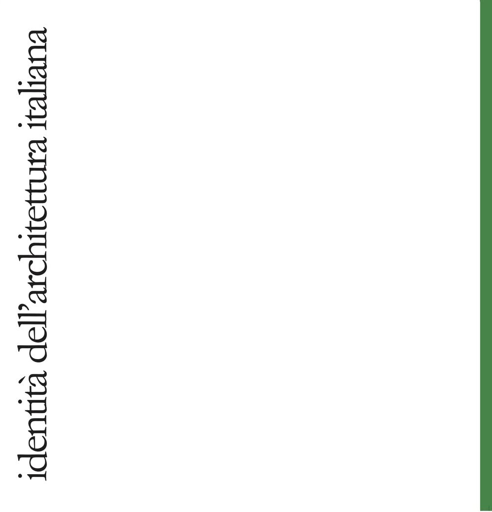 Identità dell'architettura italiana Vol. 20 livre de salon culture
