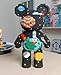 Space Bear Building Block Set, 3688 Pieces, 47cm Tall, Black Galaxy Design Creative Mini Building Blocks For Adults and Kids