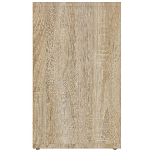 Zapatero Sonoma de madera con 6 compartimentos de 50 cm de alto 7