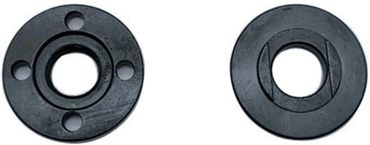 5/8-11 Thread Angle Grinder Flange Nut Set, Inner Outer Pressure with Grinding and Cutting Tasks, Black Finish(B)