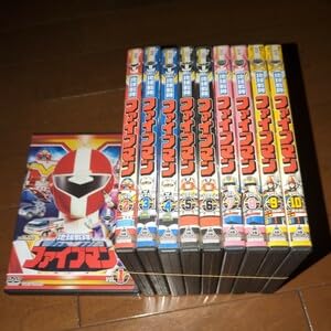 地球戦隊ファイブマンDVD 全10巻セット 地球戦隊ファイブマン DVD 全10卷 全卷セット 特撮 レンタル
