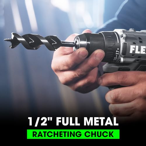 Image of FLEX 24V Brushless Cordless 2-Tool Compact Combo Kit: 1 /2-Inch 2-Speed Drill Driver and 1 /4-Inch Hex Impact Driver with (2) 2.5Ah Lithium Batteries and 160W Fast Charger - FXM205-2A