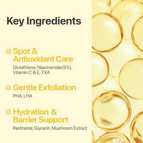 Numbuzin No.5 Toner Pads | Vitamin-Niacinamide Concentrated Pad | Double-Sided | Glutathione, Niacinamide, Pha & Lha | Exfoliation, Dark Spot, Hyperpigmentation Care | 70 Pads/180 Ml - 5