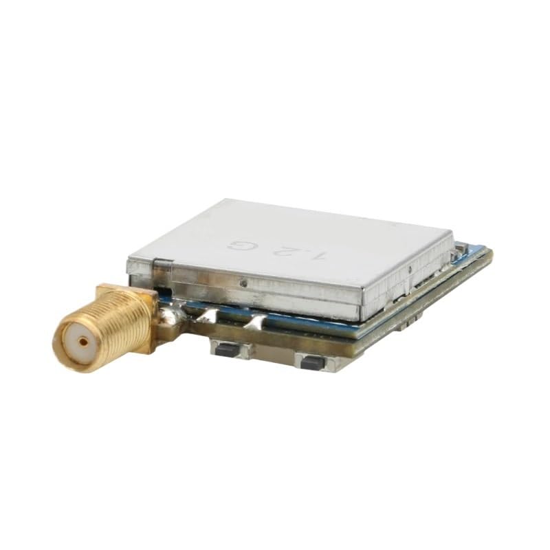 1 pz RX1264-CPB 1.2G VRX, ricevitore video wireless 64CH FPV NTSC/PAL | Ingresso 12V 120mA, pulsante di selezione canale, supporto NTSC/PAL, ricezione video wireless for sistema FPV