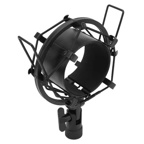 65mm Microphone Shock Mount, Mic Holder Stand Anti Vibration, for 55 to 65mm Diameter Studio Mic