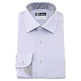 [アイシャツ] i-Shirt 完全ノーアイロン ストレッチ 超速乾 アイシャツ ワイシャツ メンズ ノンアイロン サックス ミニチェック セミワイド 長袖 レギュラーフィット M15120001681 4L86(首回り47cm×裄丈86cm)-(日本サイズ4L相当)