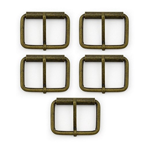 Boucle de ceinture LAGB13 en métal or antique haut de gamme - Pack de 5 HAND