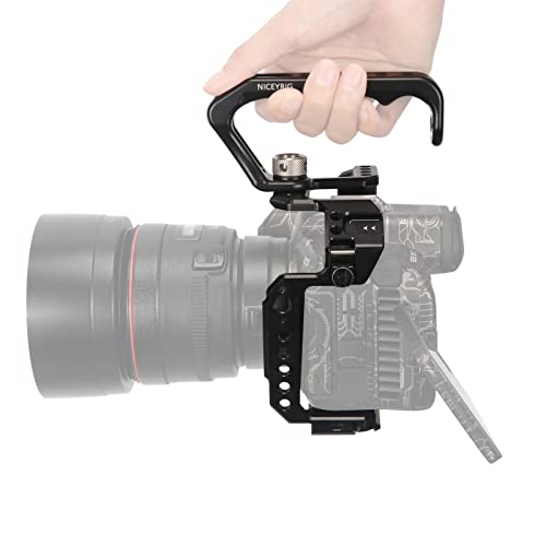 NICEYRIG R5 R5 C R6 Cage Kit for Canon Mirrorless Camera with Top Handle and Various Expansion Interfaces - Image 4