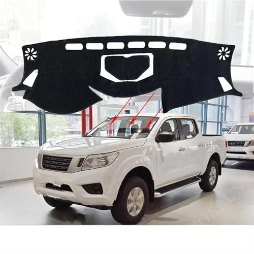 Alfombrilla para salpicadero Nissan Navara D23 acabado premium con borde negro premium 2