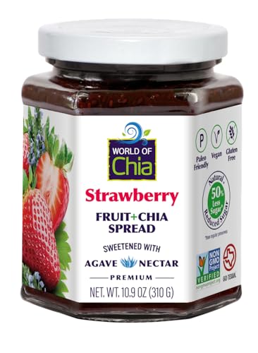 World of Chia Premium Chia Seeds Jam - Strawberry Jams