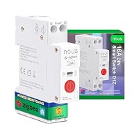 NOUS – Nous D1Z Zigbee DIN Hutschienen-Schalter, 16A Intelligenter 
