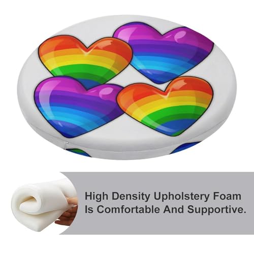 Coussin de chaise Gay Pride contre la rigidité des tabourets