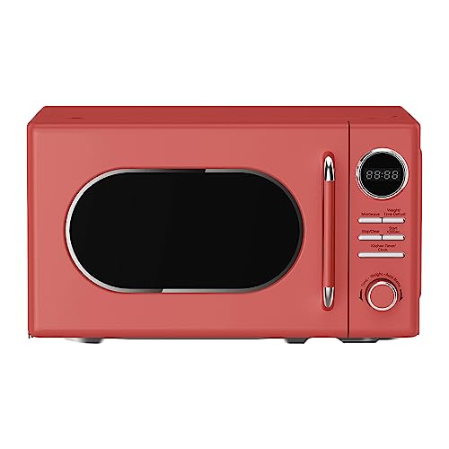 Image of Magic Chef MC77CMR Microwave, 0.7 cu ft, Red