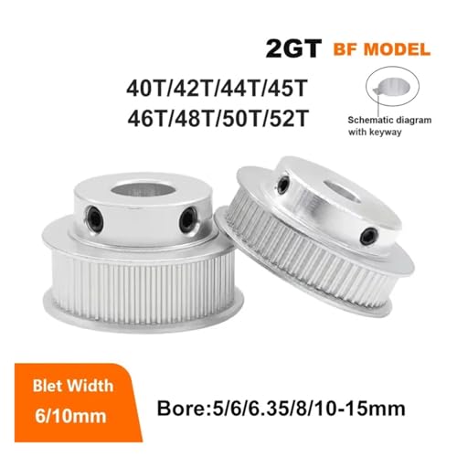 Polea de distribución 2GT para solucionar holguras en ejes de CNC e impresora 3D 2