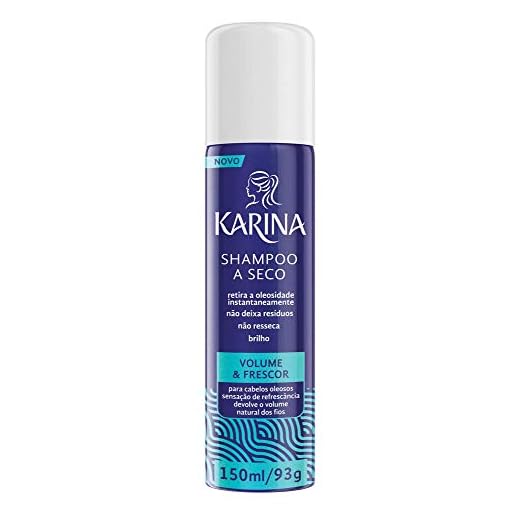 Karina Shampoo A Seco Volume E Frescor 150Ml Verde
