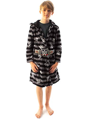 WWE Dressing Gown Boys Wrestling Championship Title Belt Kids Bathrobe2