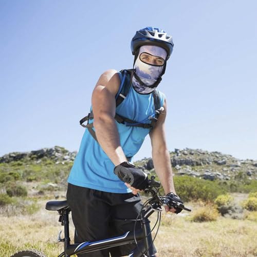 Balaclava para hombre, máscara para esquí y ciclismo, protección facial y cervical para invierno miniatura 4