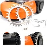 ✅ Material de alta calidad: nuestros pinchos para robot cortacésped Worx están hechos de acero inoxidable y se pulen en un paso de fabricación adicional para un aspecto perfecto. Todos los bordes de la mejora de tracción están desbarbados.