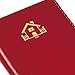 Hallmark Red Slim Faux Leather Address Book, 3.25