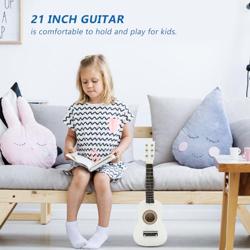 Abaodam 48T7F1NKT3319JFW 21Inch Kids Acoustic Guitar Musical Instrument 6 Strings Mini Guitar Children Educational Toys thumb #5