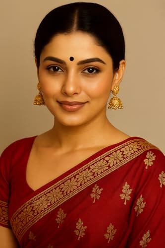 Image of Pride Sales A1 Shuruchi Round No.5 Bindis for Women (Combo of 12 Packs) - Red, Black, Maroon & Multicolour | Premium Self Adhesive Round Bindis for Daily & Festive Wear (4 MAROON)