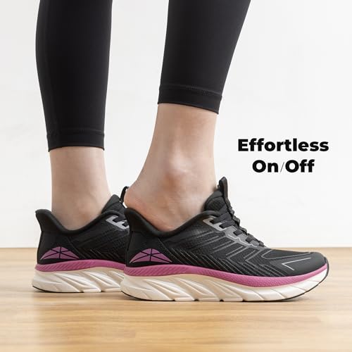 Image of ALLSWIFIT Women's Slip On Walking Shoes Running Comfortable Tennis Breathable Non Slip Athletic Gym Workout Cross Training Fashion Sneakers