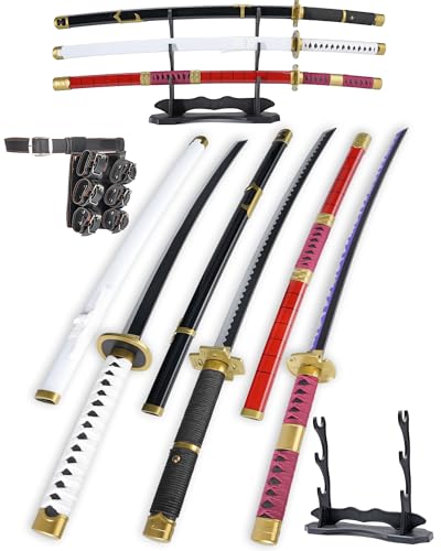 Cold Blade Katana Sword - 41 inches Katana Replica with Holster Belt and Display Stand - Sword with Authentic Design