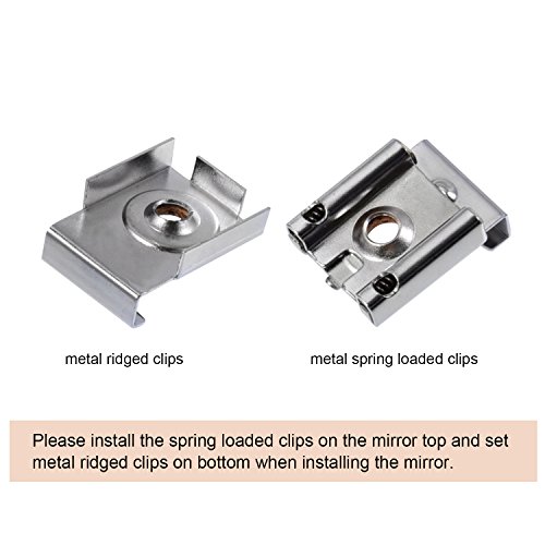 Image of CRL E-Z Mount Mirror Clip Set