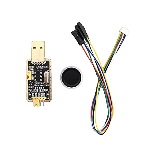 Módulo sensor de huellas dactilares AS608 con luz circular para desarrollo STM32 3
