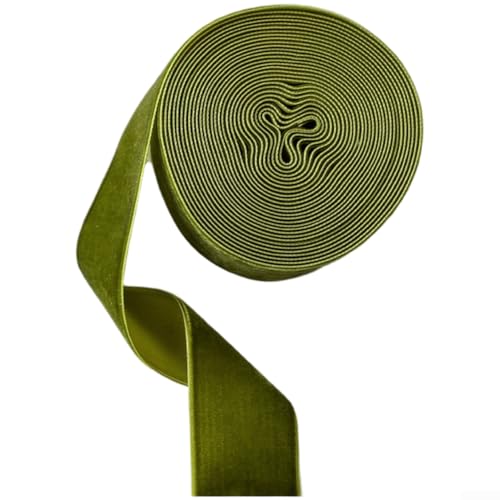 10m Velvet Ribbon Roll for Bow Tie Crafts and Present Wrapping, Available in Four Sizes for Seasonal Decoration Purposes (AB)