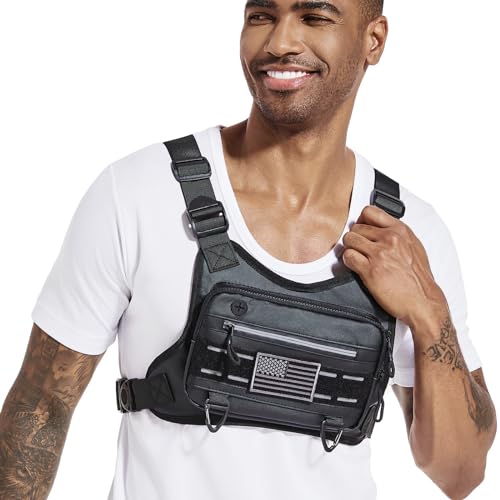 Yzdd Gomia Chest Bag For Men And Women Water Resistant Running Vest Tactical Chest Bag Pack For Sports Outdoor thumb #7