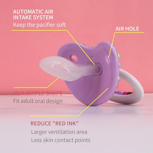 Image of Sized Pacifier, Stylish Bling Pacifier for Adult (Style 4)