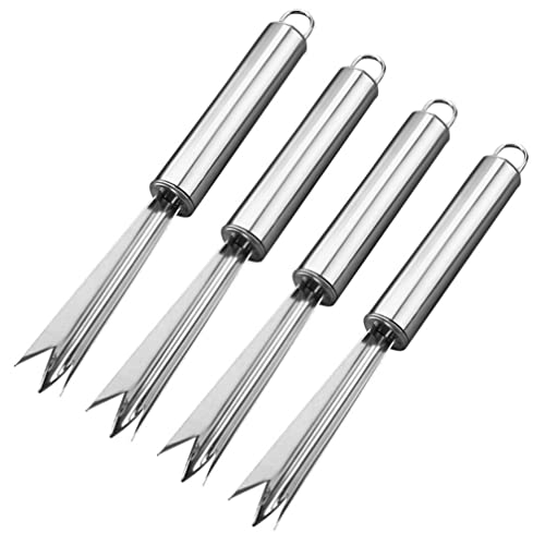 DOITOOL 4PCS Pineapple Eye Peeler Stainless Steel Pineapple Eye Romover