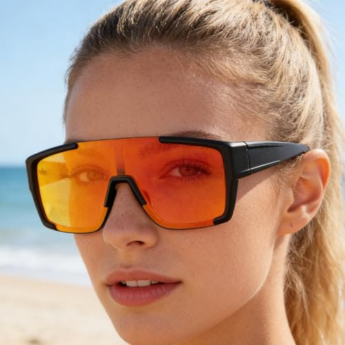 Gafas de ciclismo cómodas de sol para proteger los ojos del viento 7