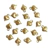 Embroiderymaterial Heart Shape Metal Charms Jewelry Findings for Jewelry Making (20 Pieces, 6X8 MM)