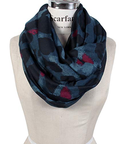 Classic Leopard Print Infinity Fashion Scarves