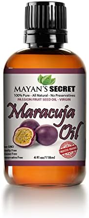 Mayan's Secret Passion Fruit Seed oil Maracuja Oil 100% Pure/Natural/Cold Pressed/Undiluted.