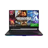 ASUS ROG G733QS-HG026T PC Portable Gaming 17 FHD (AMD Ryzen R9-5900H, RAM 64G DDR4, 1TB Gen 3.0 SSD, RTX 3080 - 16GB GDDR6, Windows 10) Clavier AZERTY Français
