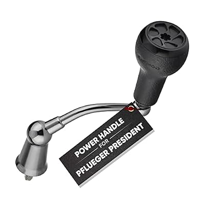 GOMEXUS Power Handle for Pflueger President Spinning Reel Carnk (Not for President Lock Type)