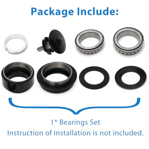 MOTOQUEEN Tapered Roller Bearing Kit for Sur-Ron Surron Light Bee X Motorcycle's Headset Fork Bearings Bicycle Head Tube Kit Spacer Replacement for Surron